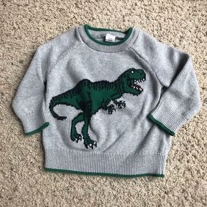 Baby GAP dinosaur T-Rex sweater 18-24 months